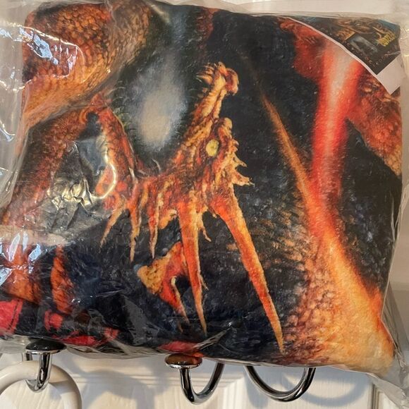 Godzilla Backpack Godzilla Christmas Sweater 2X Godzilla Plush Throw Blanket NEW - Picture 10 of 16